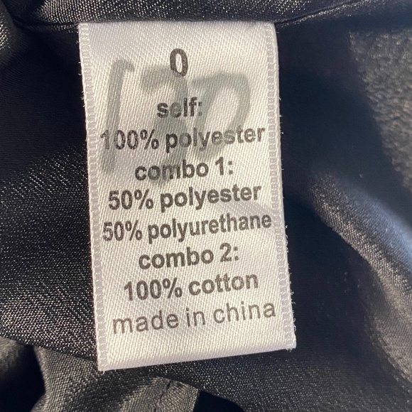 Chic Drop waist LBD with vegan leather trim - Picture 10 of 13